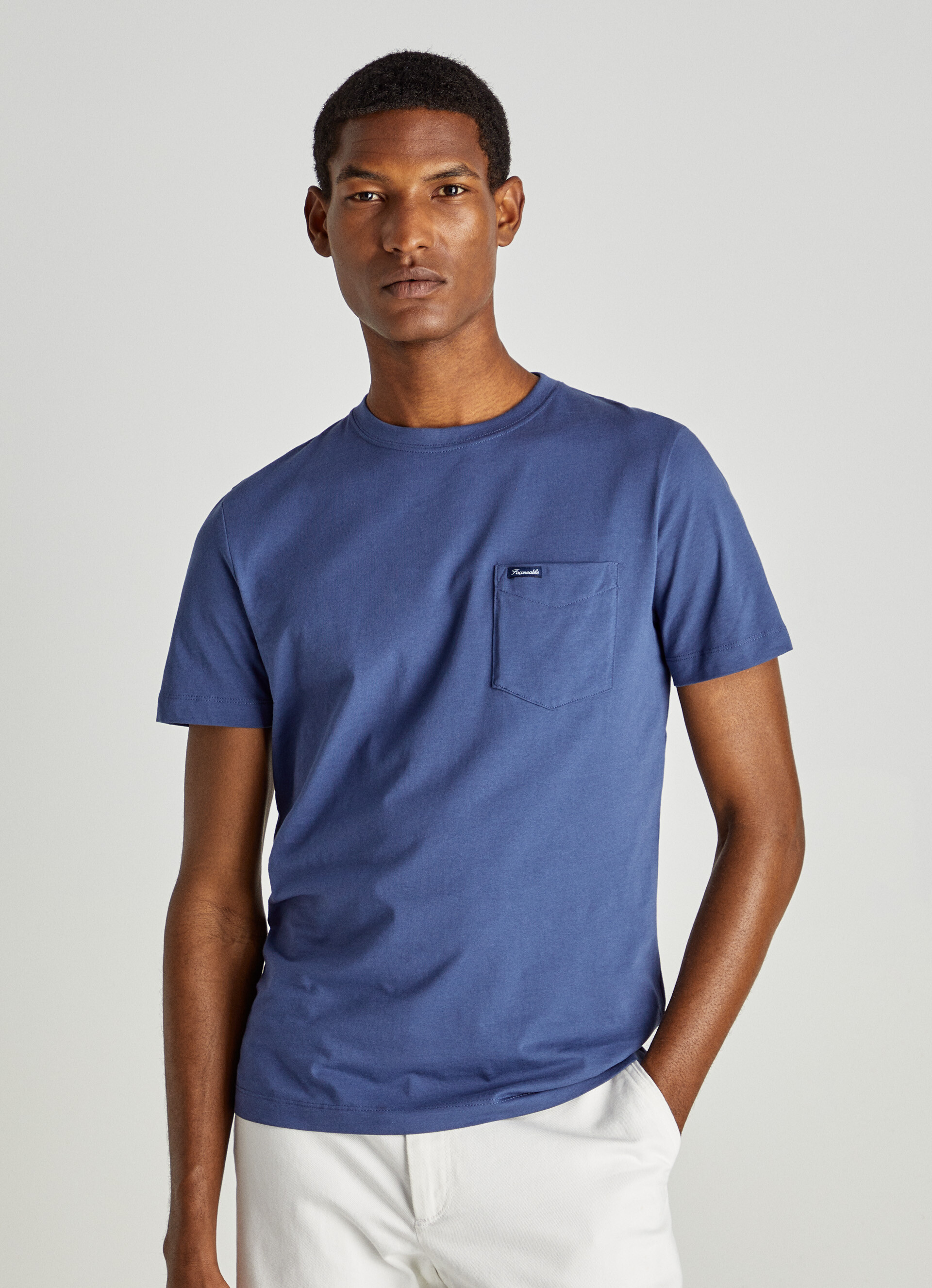 Front Pocket Cotton T-Shirt | Façonnable