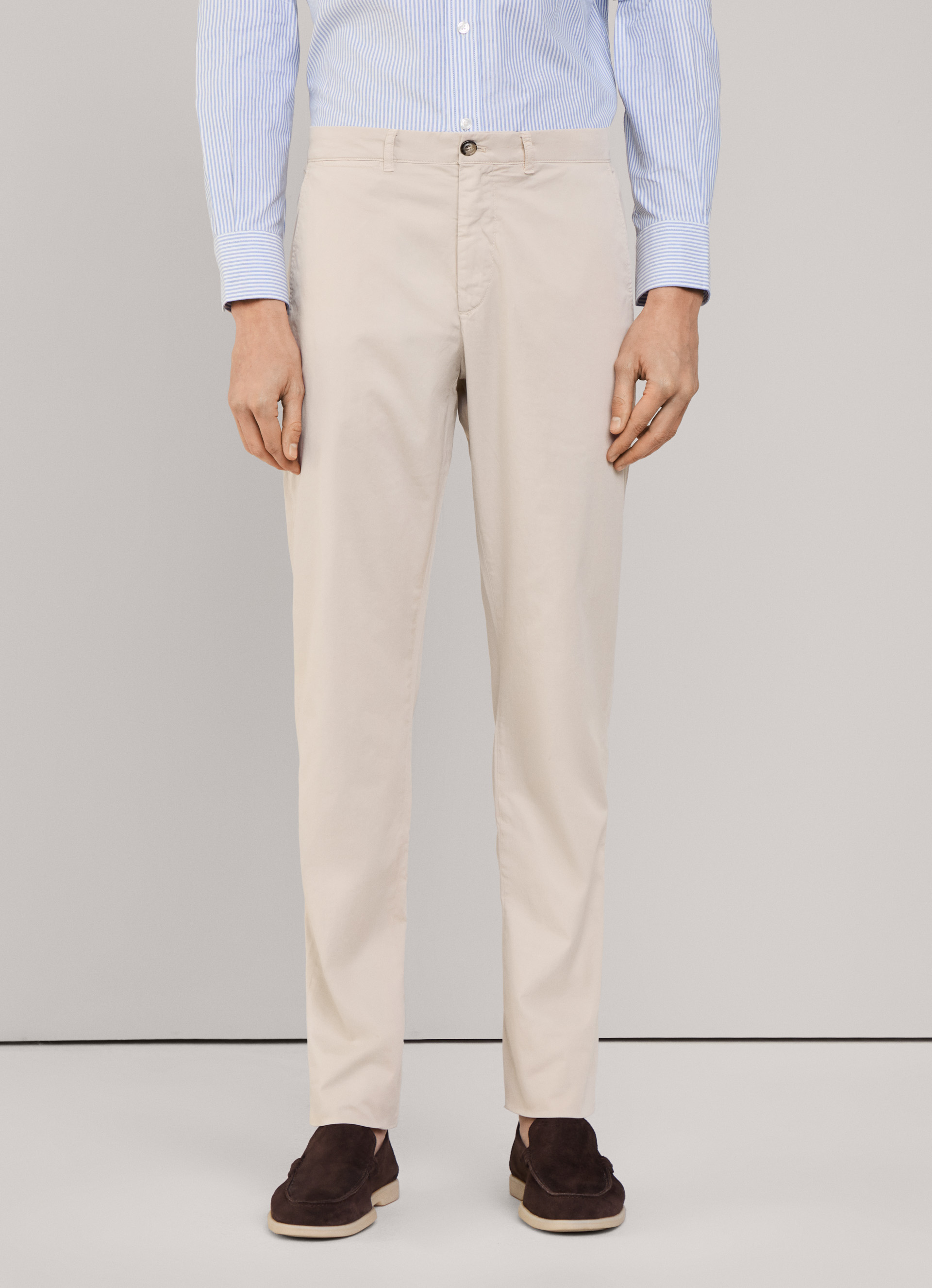 Cotton Twill Chinos Façonnable